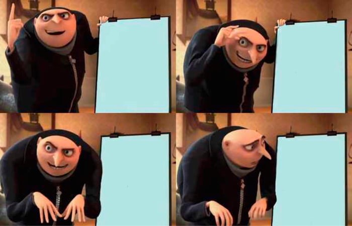 Gru's Plan meme about Recess