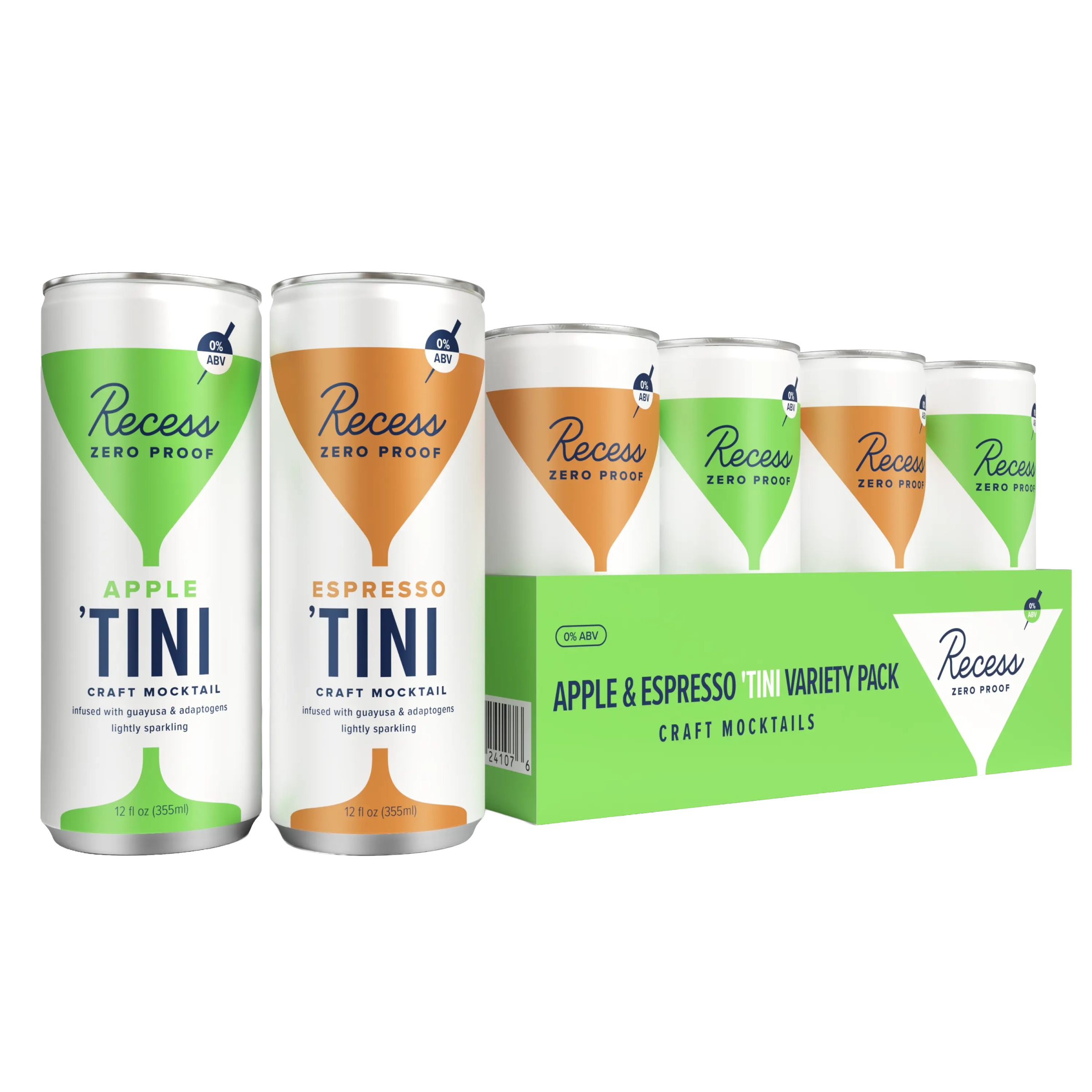 Pack of Recess espresso tini mocktail cans