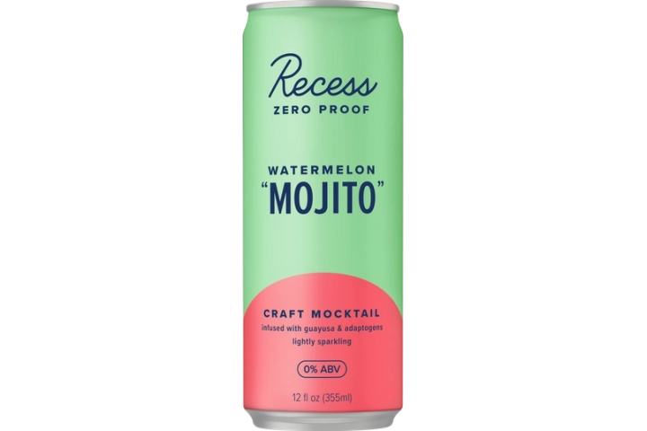Recess Zero Proof watermelon mojito can